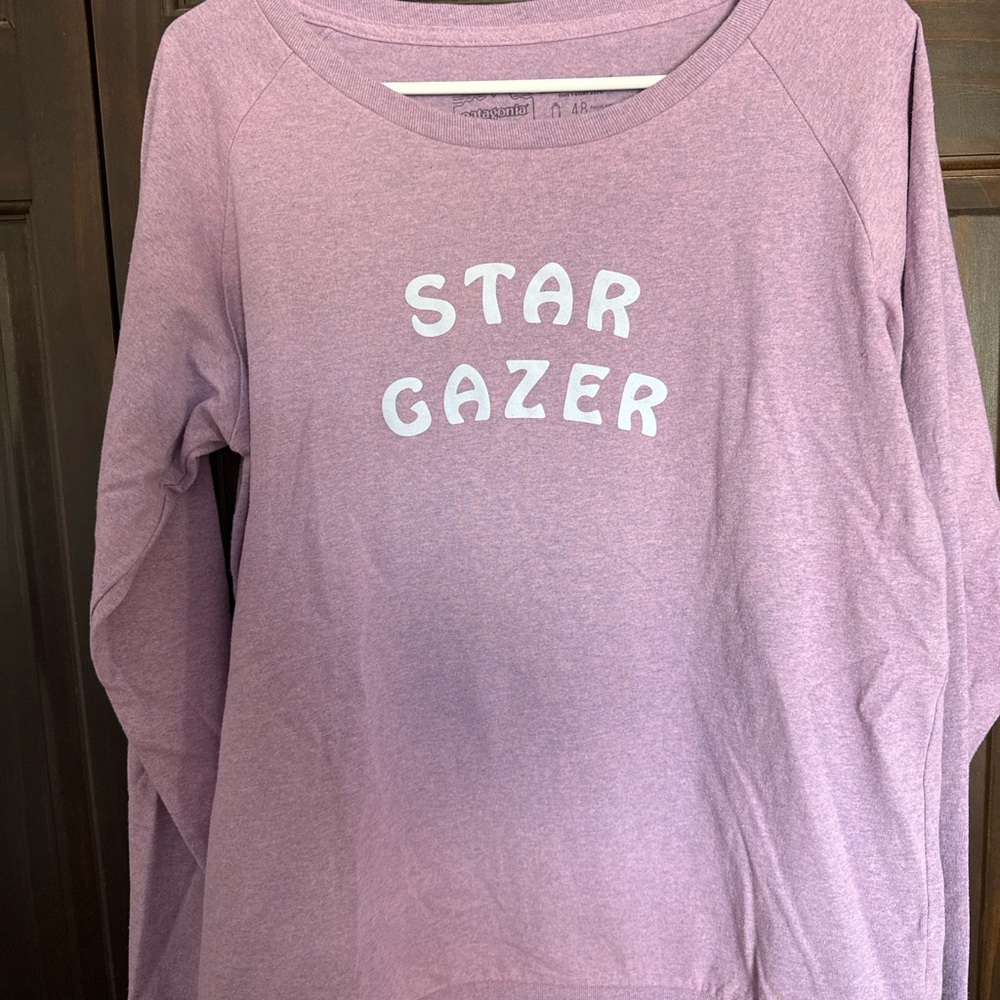 Patagonia Responsibility Tee “Star Gazer” Long Sleeve Top Size Medium